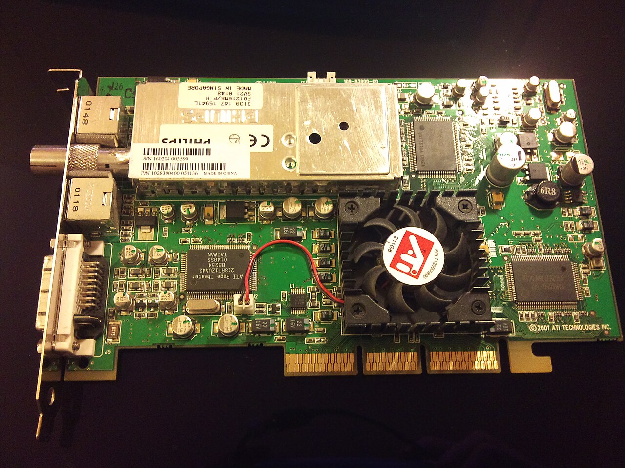 AMD MOBILITY RADEON 7500 graphics card