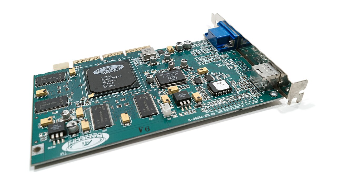 AMD RADEON 7200 graphics card