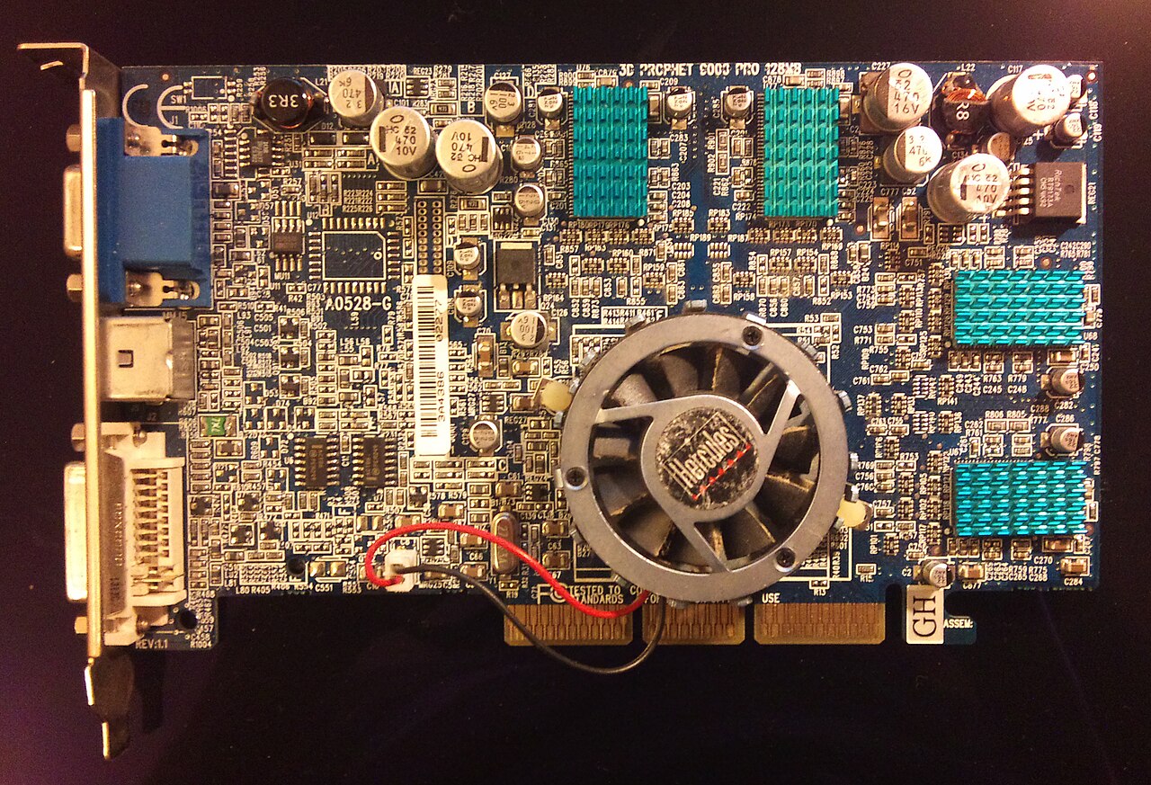 AMD Radeon 9000 Pro graphics card