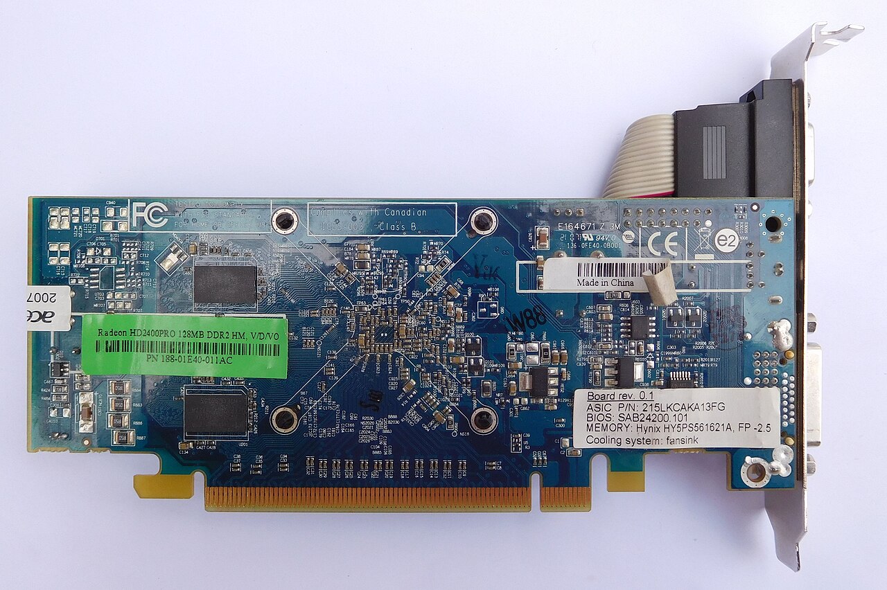 AMD Radeon HD 2400 graphics card