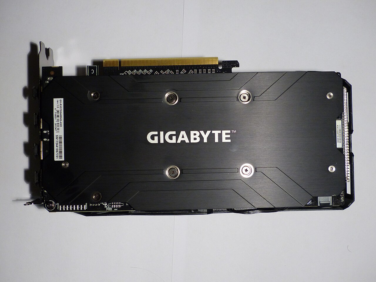 AMD Radeon Pro 570, a partner card of this GPU