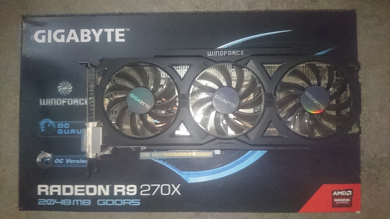 AMD Radeon R9 270X, a partner card of this GPU