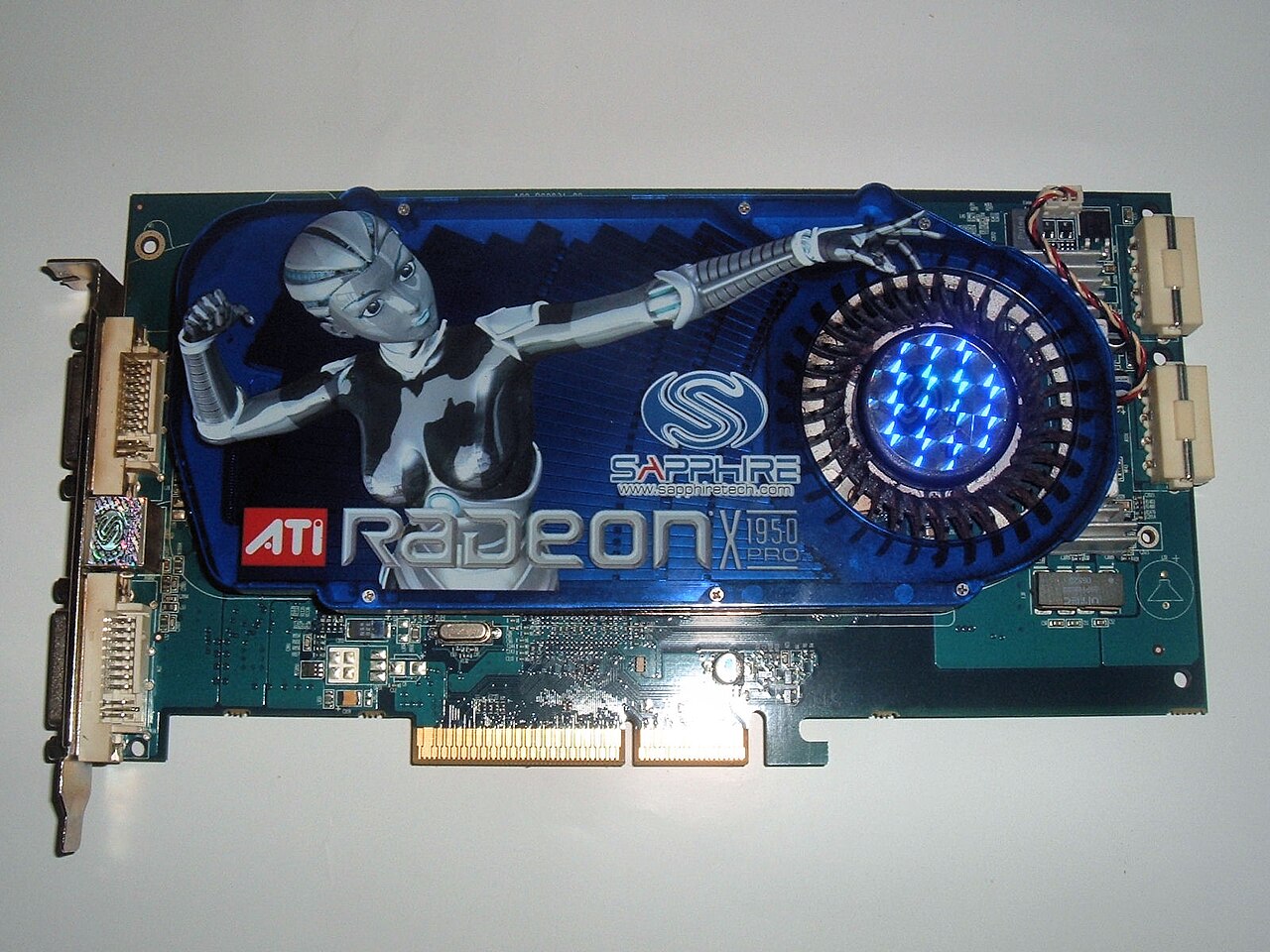 AMD Radeon X1950 Pro, a partner card of this GPU