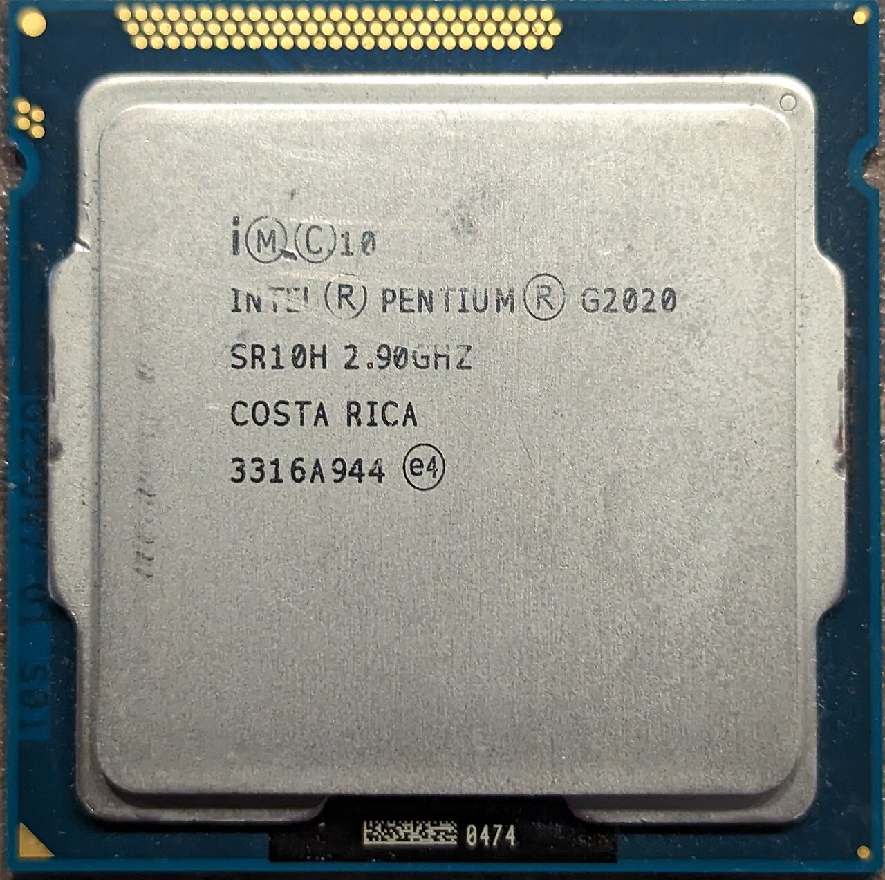 Intel Pentium G2020 processor