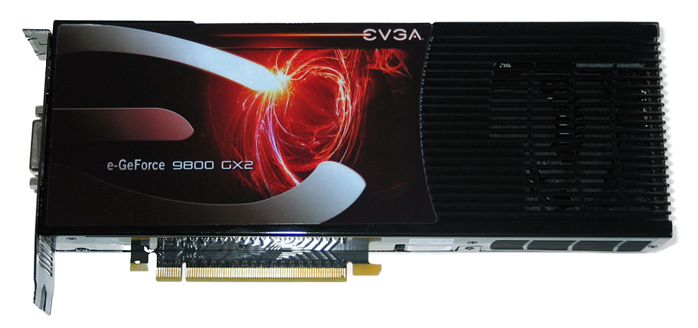 NVIDIA GeForce 9800 GX2, a partner card of this GPU