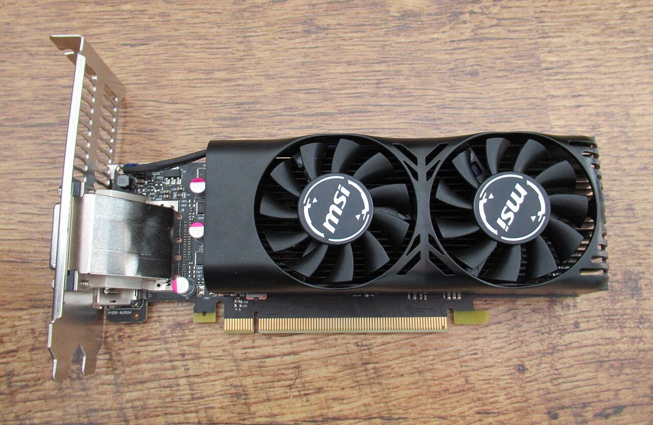NVIDIA GeForce GTX 1050 Ti, a partner card of this GPU