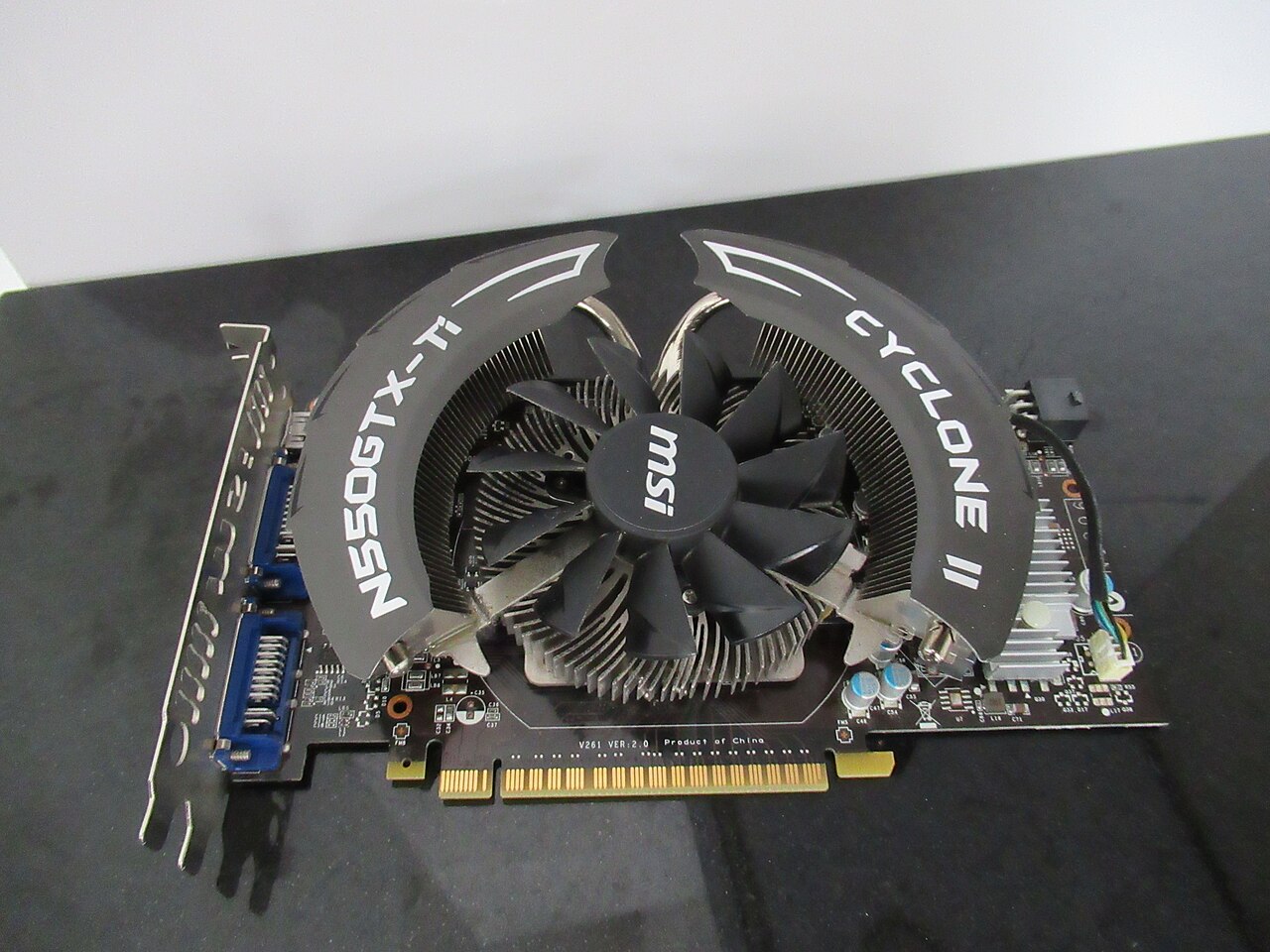 NVIDIA GeForce GTX 550 Ti, a partner card of this GPU