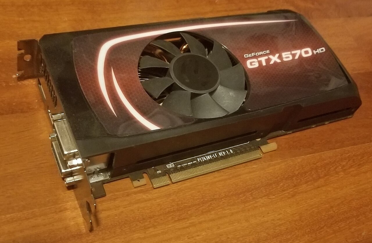 NVIDIA GeForce GTX 570, a partner card of this GPU