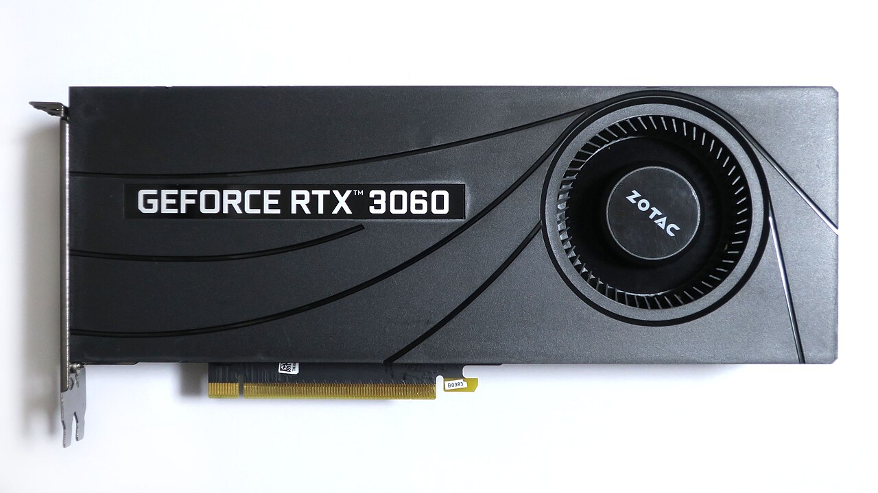NVIDIA GeForce RTX 3060 12GB, a partner card of this GPU
