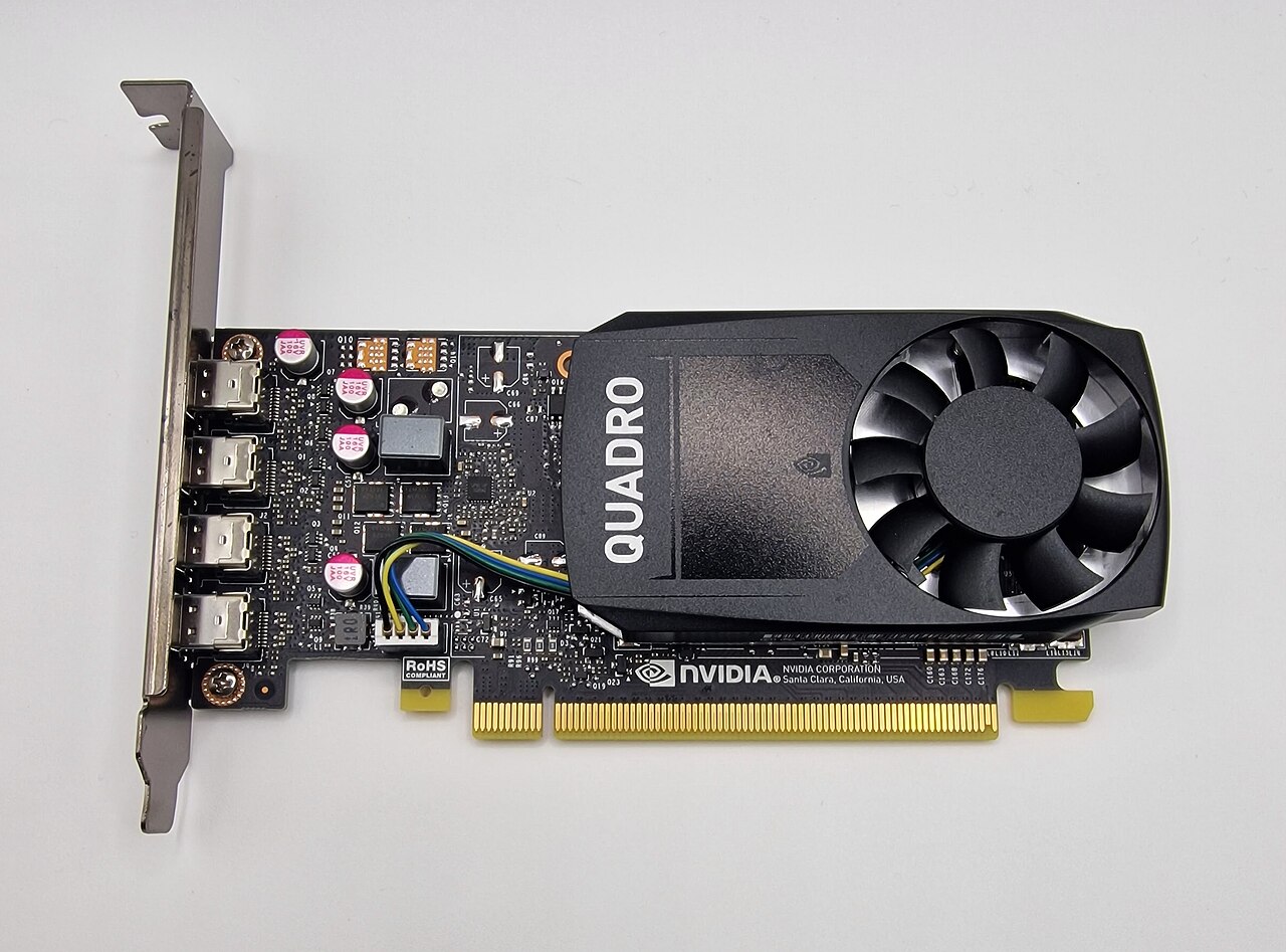 NVIDIA Quadro P1000, a partner card of this GPU
