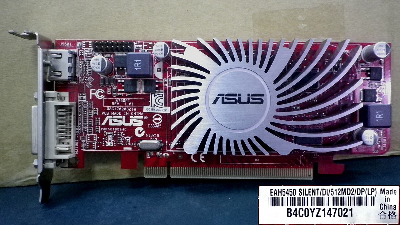 EAH5450, a partner card of this GPU